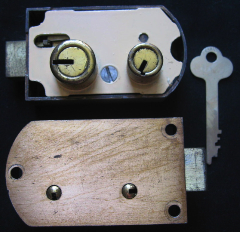 Herring Hall Marvin #12 Safe Deposit Lock